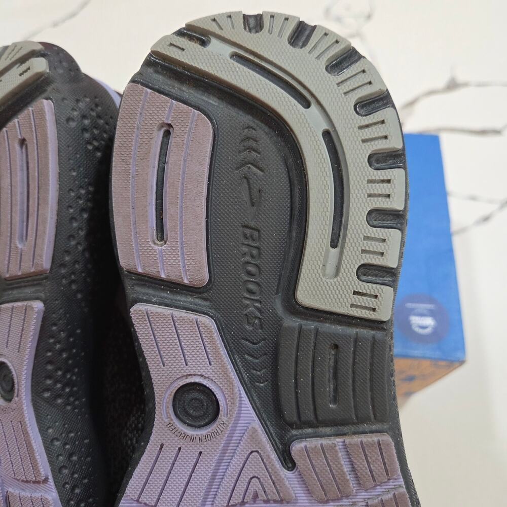 Brooks Ghost 16 Ebony Lavender Size 7.5 Women's Running Shoes 120407 1B 093 - Picture 9 of 10
